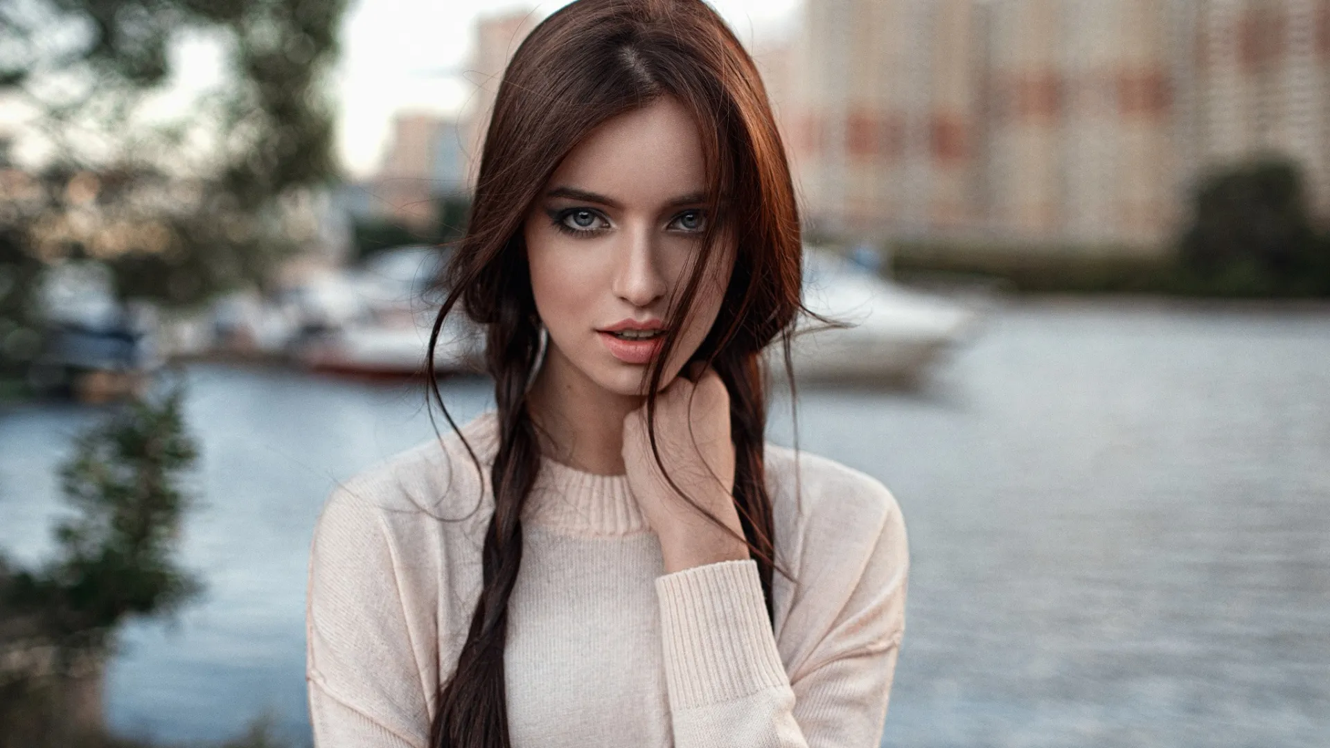 138361 layered hair beauty brown hair hair hairstyle 1920x1080
