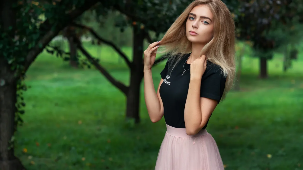 158165 cute girl face hair skin lip 1920x1080