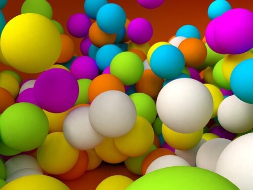 ball, colored balls, holiday, color, bright