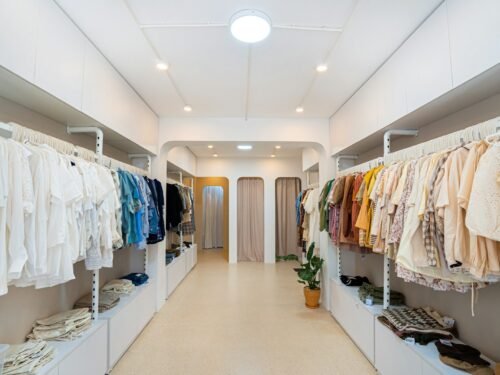 white and blue dress shirts