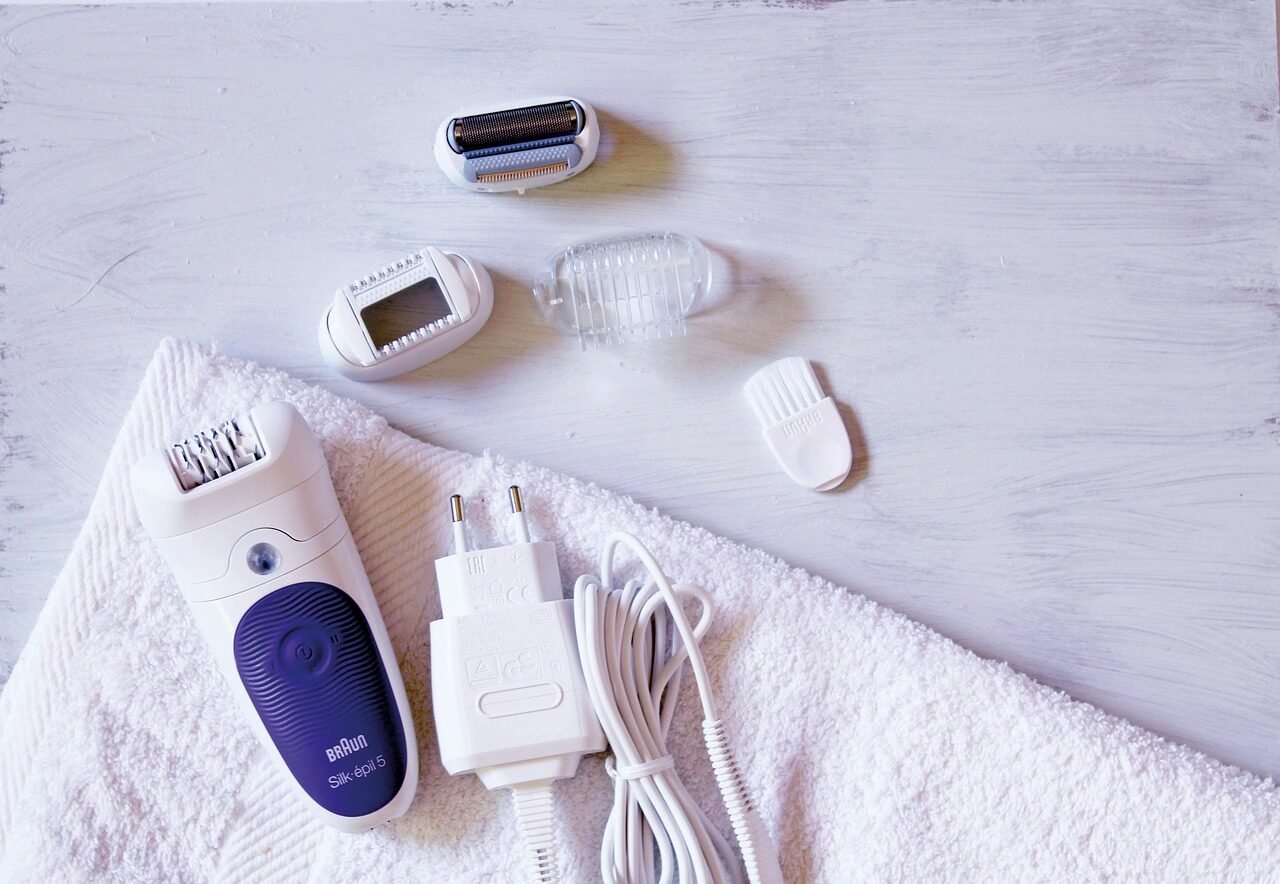 brown, epilator, shaving, female, woman, purple, white, hair free, accessories, complete, epilator, epilator, epilator, epilator, epilator