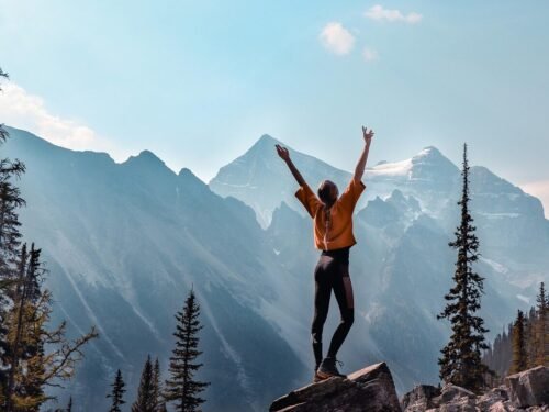 mountains, canada, girl, outlook, snow, nature, mountain landscape, hiking, happy, wide, landscape, excited, woman, canada, hiking, hiking, hiking, happy, happy, happy, happy, happy, excited