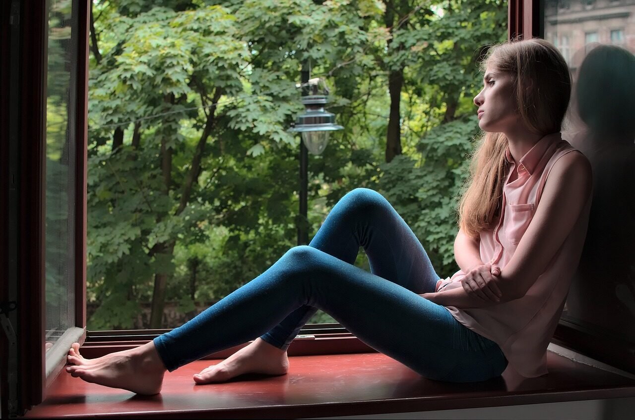 woman, model, window, hair, beauty, hands, dreamy, flashback, thinks, thoughtfulness, reflection, delicacy, lady, portrait, window, window, window, window, window, reflection, lady