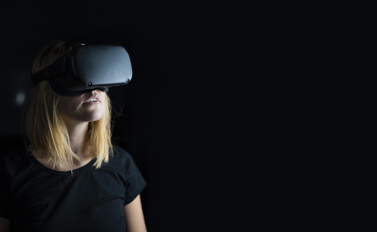 virtual reality, woman, technology, oculus, female, imagination, quest, looking, people, metaverse, young