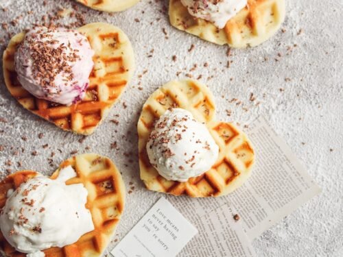 waffles, ice cream, love, romantic, heart, valentine's day, chocolate, waffles, ice cream, ice cream, ice cream, ice cream, ice cream, valentine's day