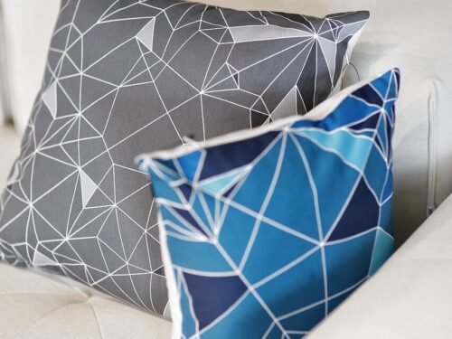 pillows, pillow, geometric, grey, blue, nendo, boconcept, pillows, pillow, pillow, pillow, pillow, pillow