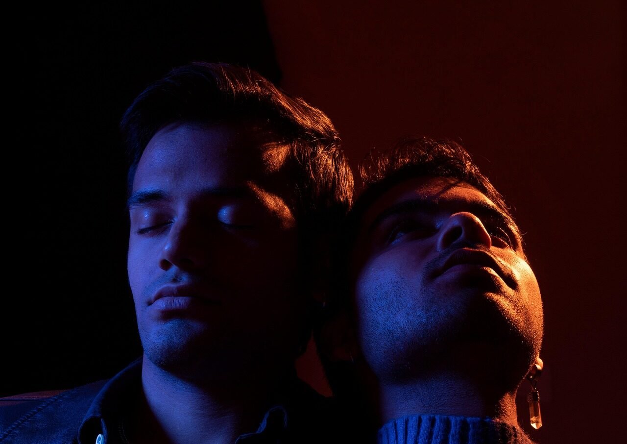 lgbt community, lgbt comunity, lgbt couple, love is love, sweet love, adult couple, colors in india, india, abhijeet gourav, asian fashion, indian boy, fashion, model man, model photoshoot