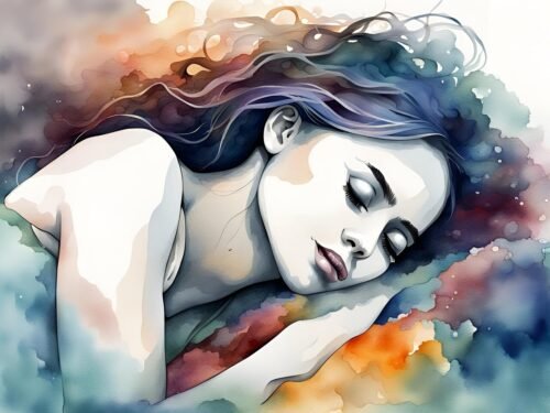 dream, sleep, bed, dream world, spiritual, meditation, zen, ai generated