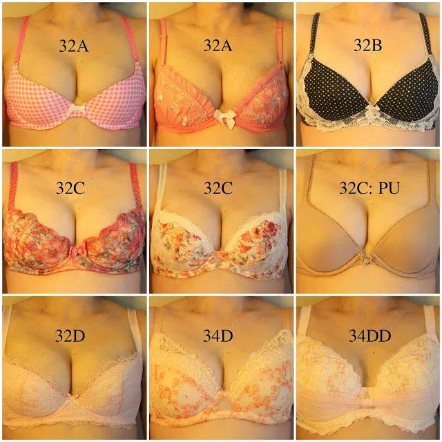 Bras with Sizes