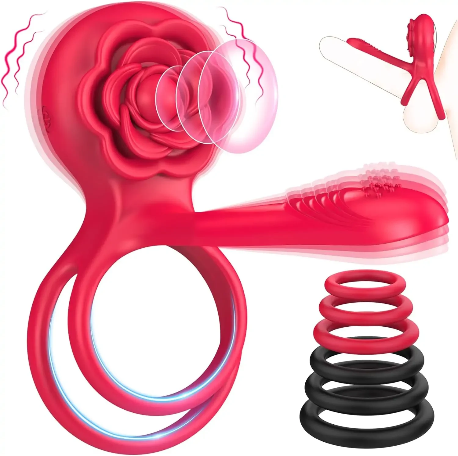 DoublePenisRingsCombinedwithRoseClitVibrator3