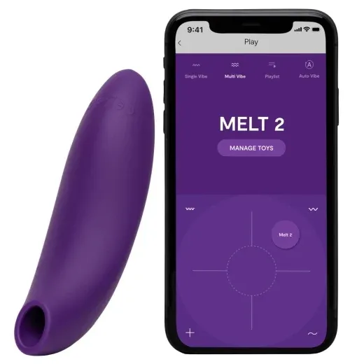 Išmanusis klitorio stimuliatorius We Vibe Melt 2 (violetinis)
