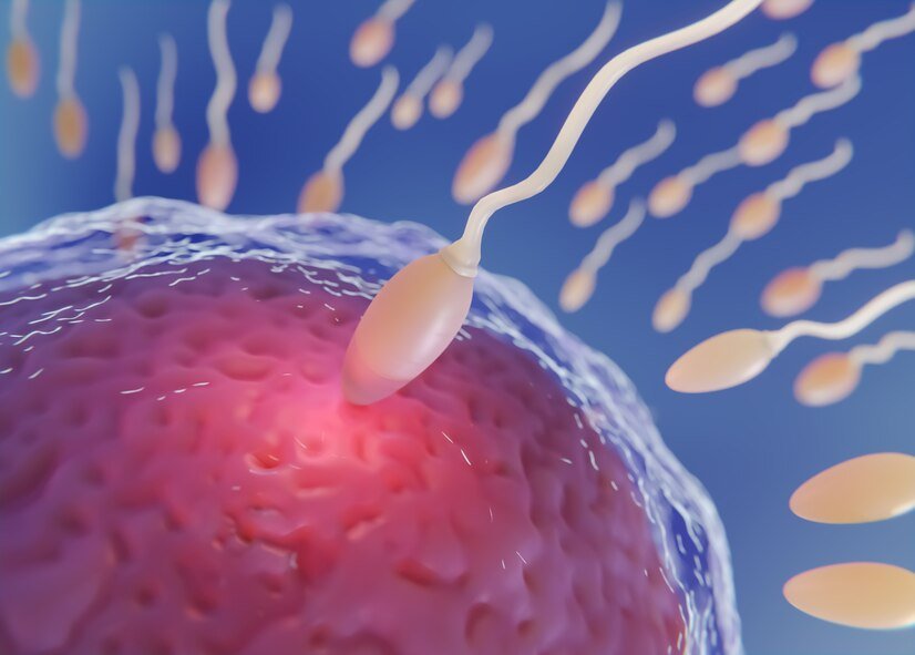 Beautiful fertility concept 3d rendering