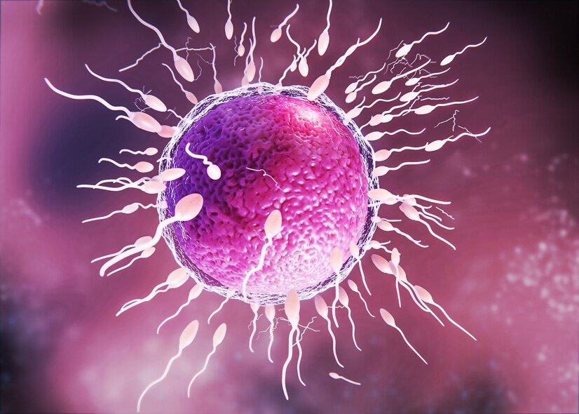 Beautiful fertility concept 3d rendering