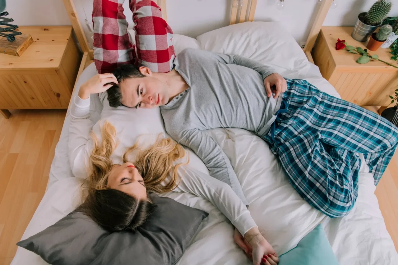 Couple bed ppajamas