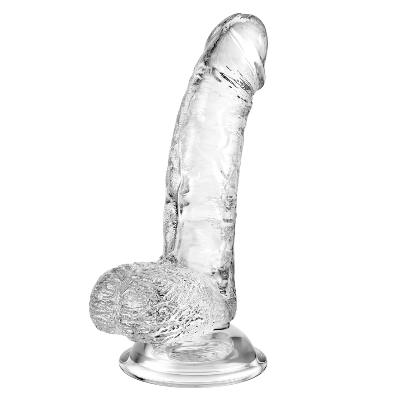 Skaidrus, realistiškas dildo sekso žaislas moterims