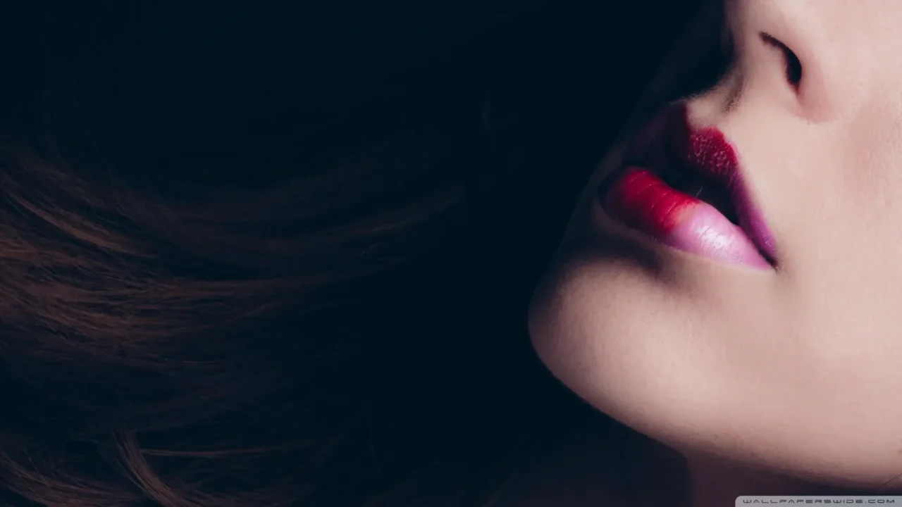 Girl lips wallpaper 1920x1080