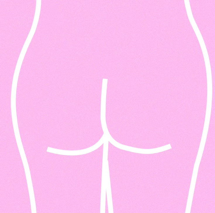 5 skirtingų tipų užpakalio formos su paaiškinimais. 1. Kvadratiniai sėdmenys