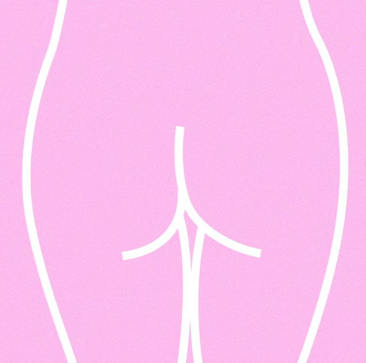 5 skirtingų tipų užpakalio formos su paaiškinimais. 5. Apversta širdis