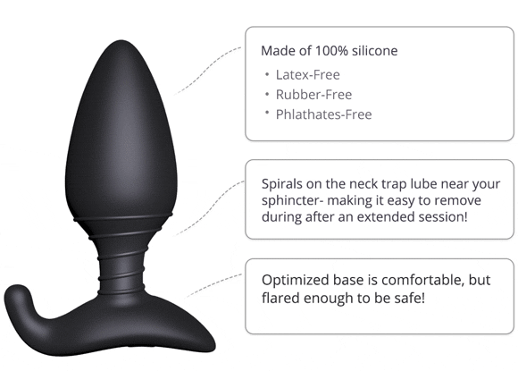 Analinis kištukas Lovense Hush S