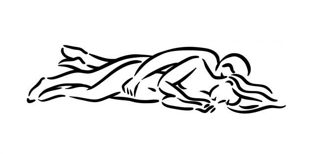 Po cezario pjūvio užsiimkite seksu šaukšto pozicijoje