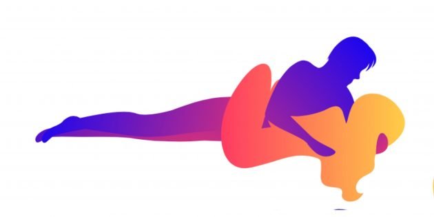 Guli vienas priešais kitą Sekso pozos nėštumo metu: gulėjimas vienas priešais kitą