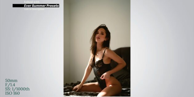 Pozos moteriškai erotinei fotosesijai: klūpėjimas ant lovos