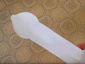 Homemade ice dildo. Nice head shape, except... IT'S MADE OF FUCKING ICE.
