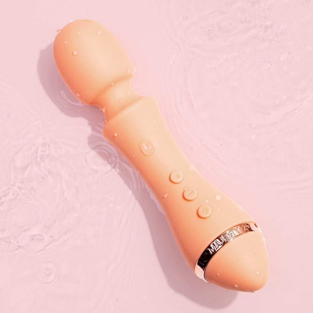 Drėgnos oranžinės lazdelės vibratorius