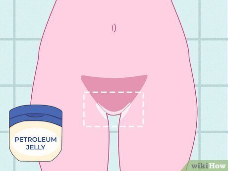 Step 2 Apply petroleum jelly...