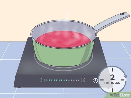 Step 2 Boil the liquid for 1 to 2 minutes over medium-high heat.