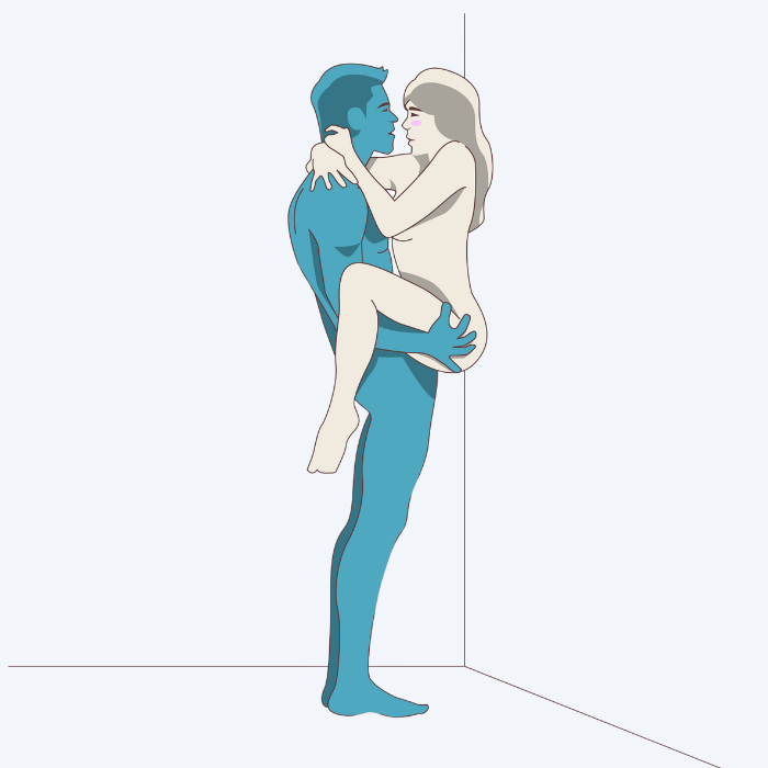 Holding your partner against the wall_Standing Position