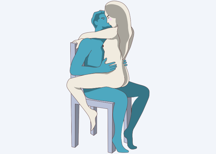 Giver sitting, receiver on top Sex Position