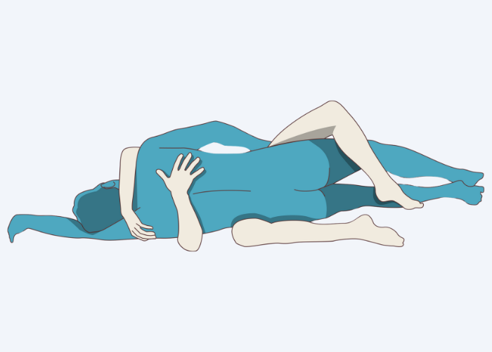 Both on the side sex position