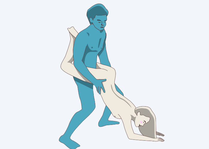 Wheelbarrow sex position