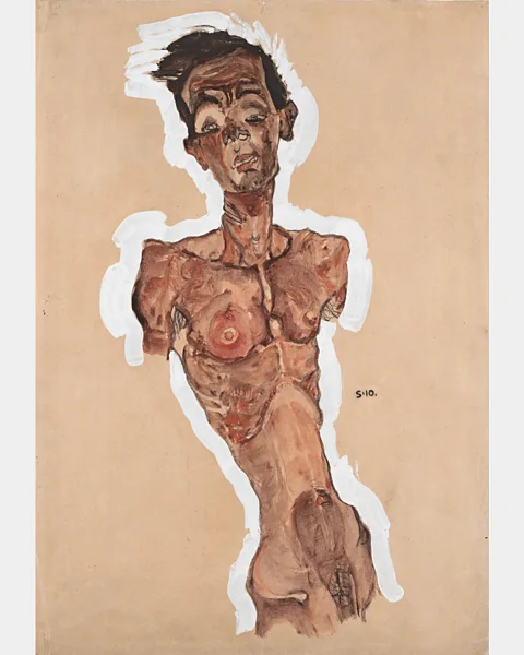 Alamy Egon Schiele was among the artists who in the early 20th Century turned their gaze on their own bodies – though their depictions were rarely flattering (Credit: Alamy)