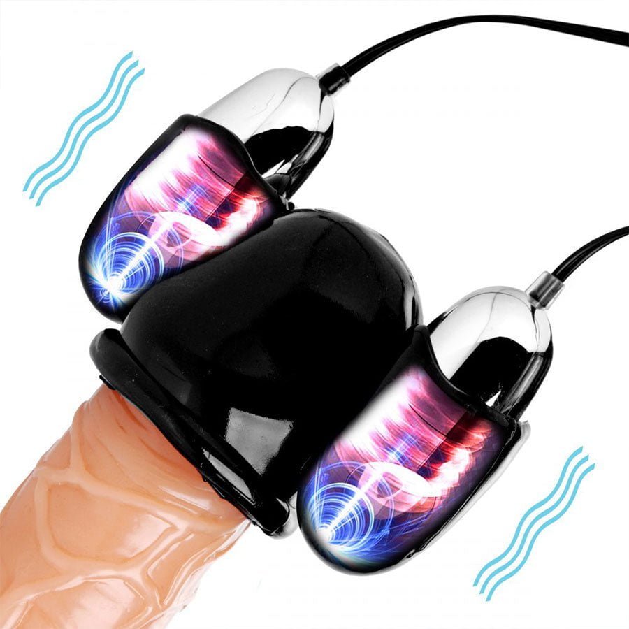 Penis Head Vibrator Multi-Speed Vibrating Bullet Tip Teaser by Trinity Vibes Male Vibrators