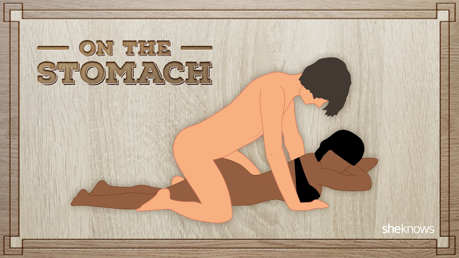 Anal sex positions for the first timer: On the Stomach