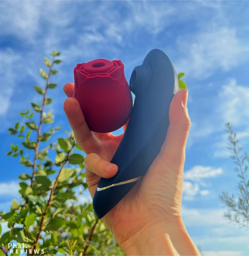 Stipriausi oro impulsų vibratoriai Inya Rose, Womanizer Premium