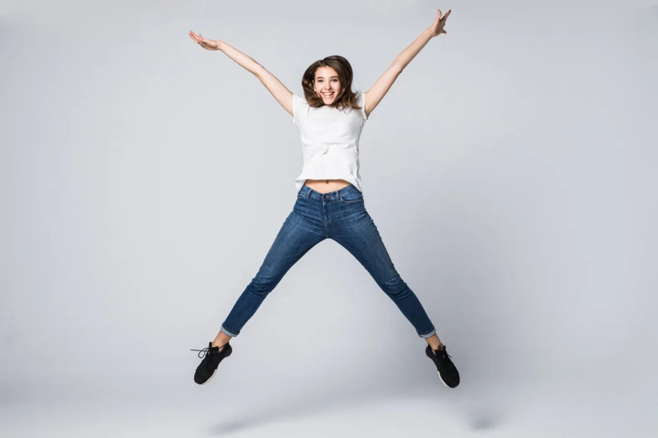 Jumping woman (2)