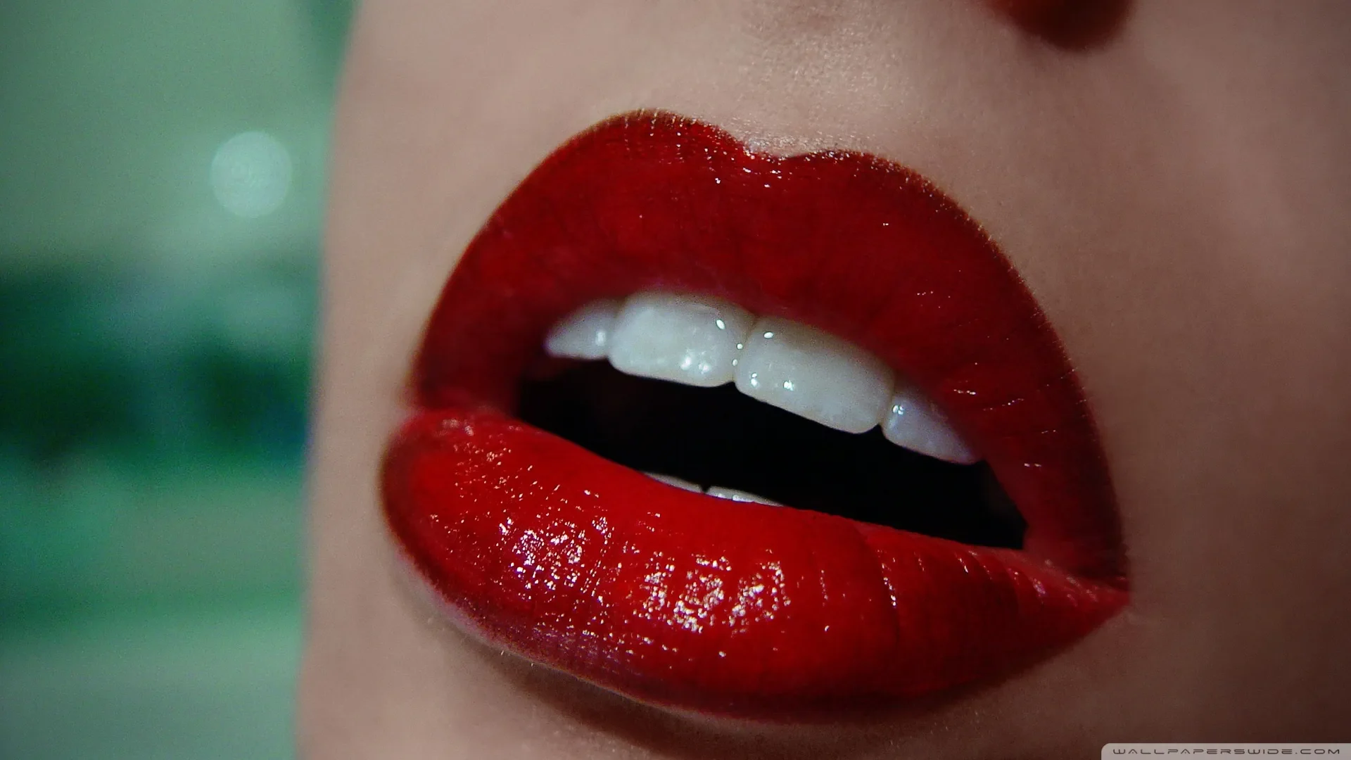 Red lips 2 wallpaper 1920x1080