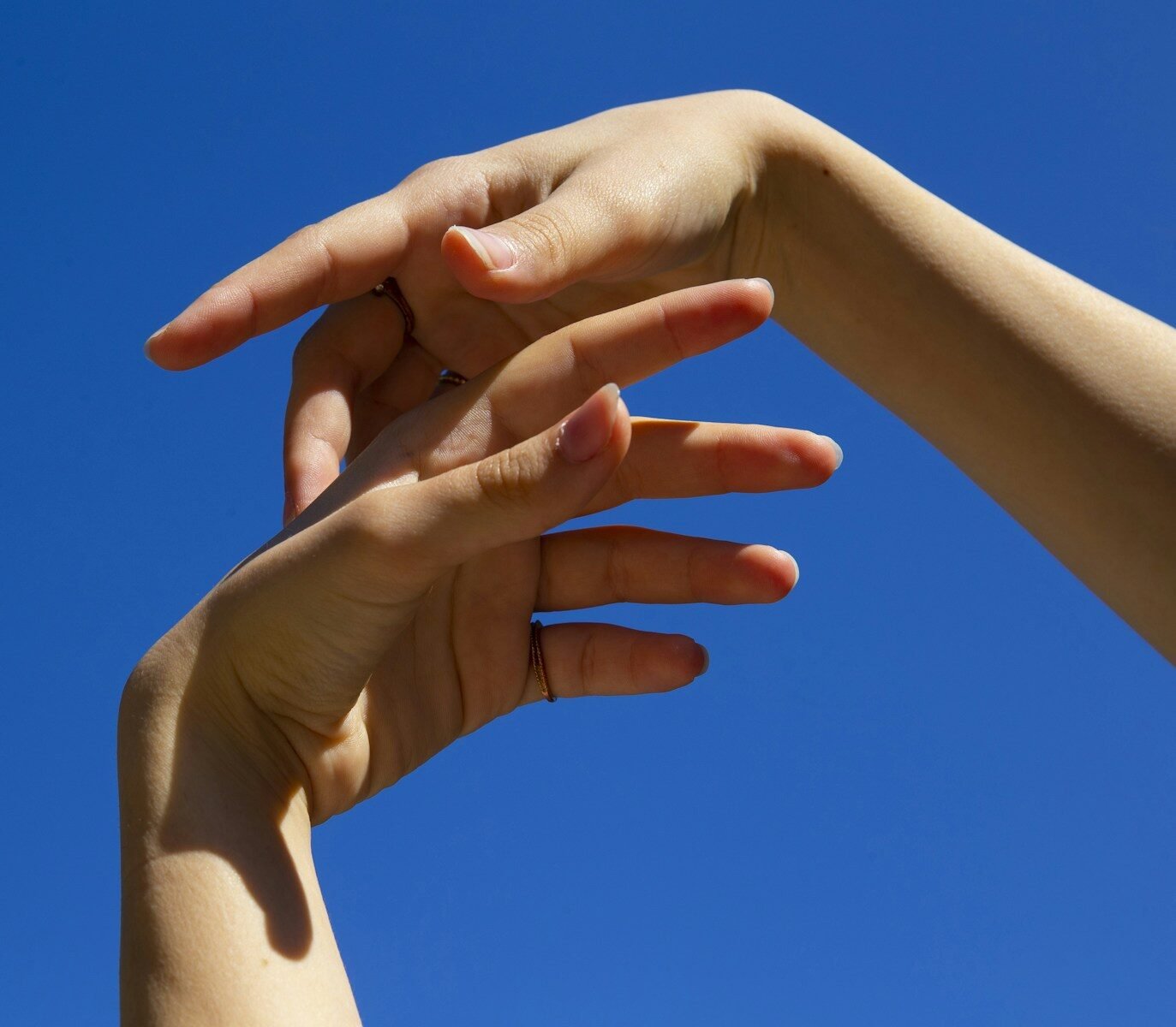 a close-up of a hand