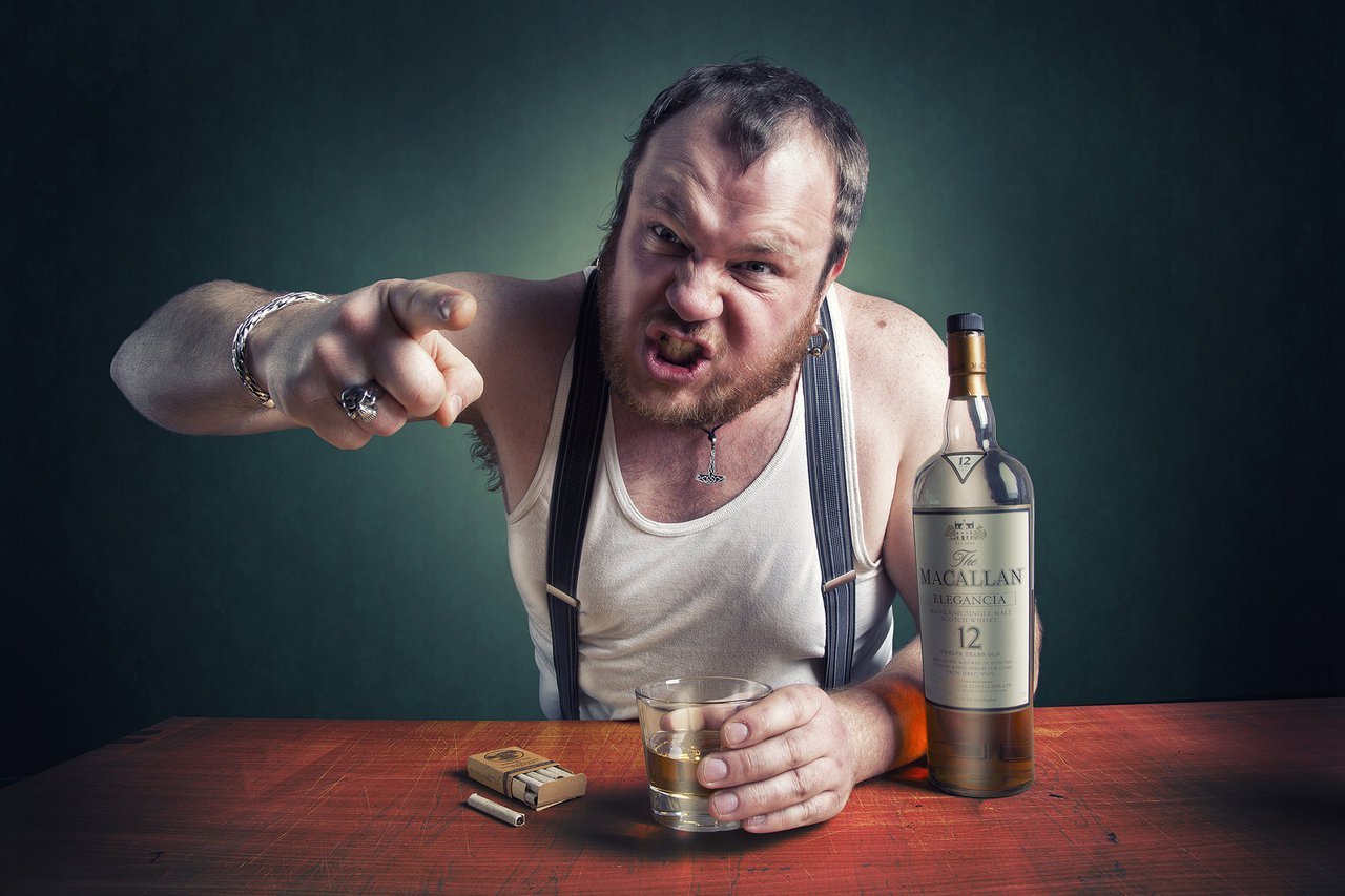 The angry drunk by geironimo.jpg