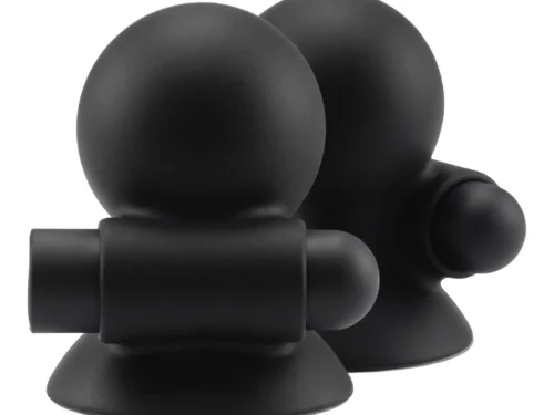 Vibruojantys silikoniniai spenelių siurbtukai „Suckers“ iš „She.E.O“ kolekcijos