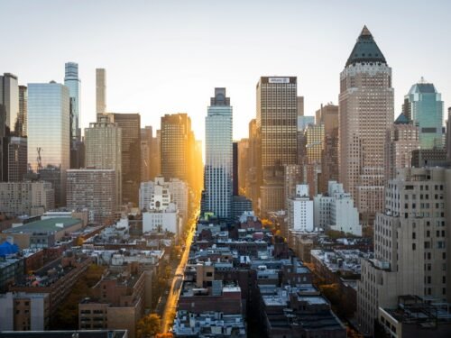 high rise buildings city scape photography