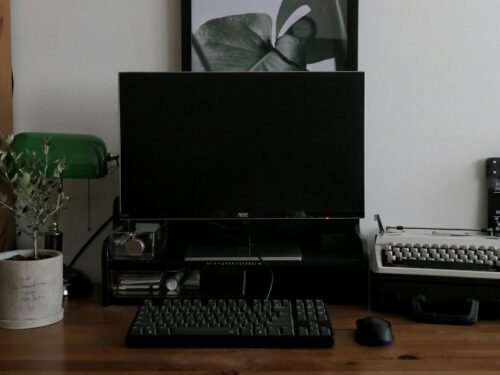 flat screen computer monitor turned off