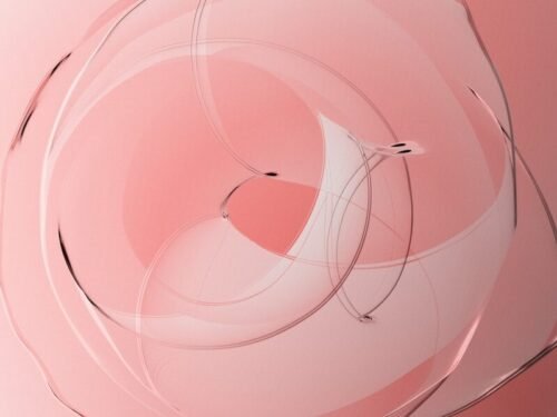 a computer generated image of a circular object